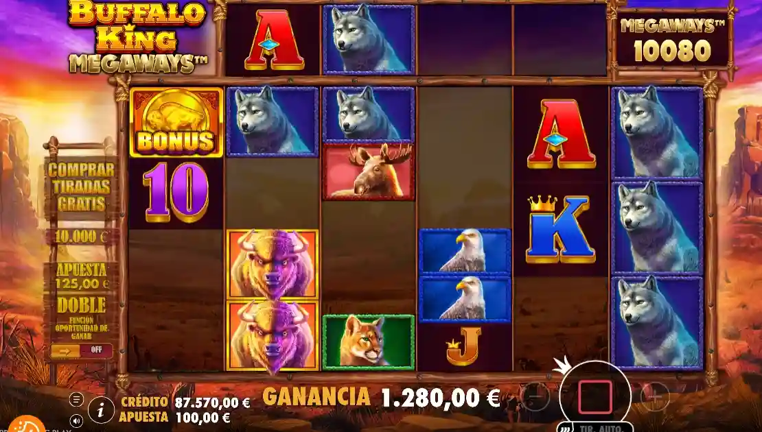 Bonos para jugar Buffalo King Megaways